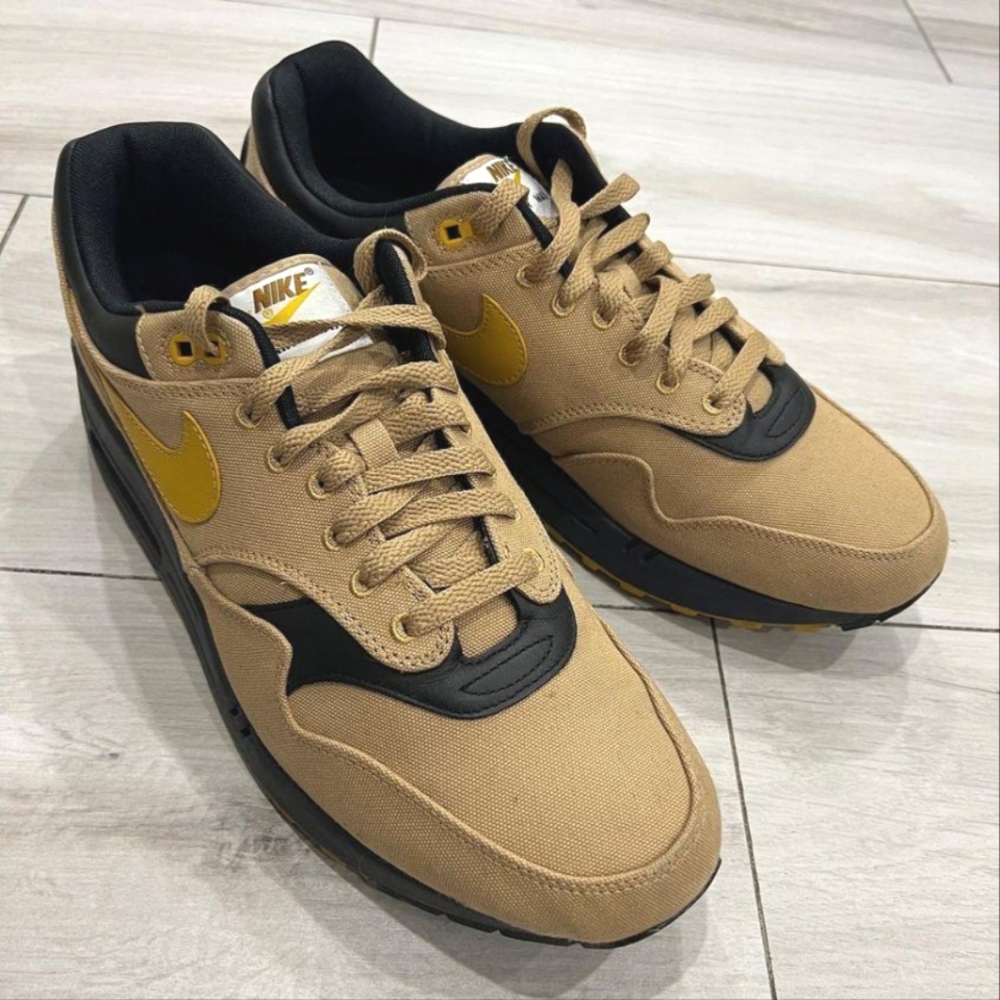 Nike Air Max 1 Premium Elemental Gold 2018 Size US 12 Mens